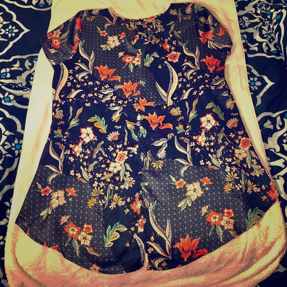 Alice & You Tops - Alice & You Patterned High Low Tunic